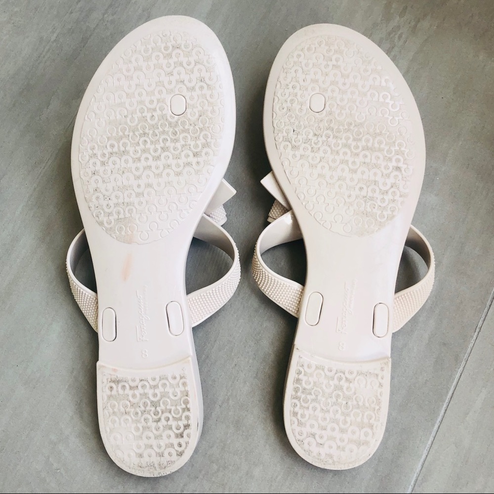 Ferragamo sandals nude size 8 👡 - Picture 2 of 2